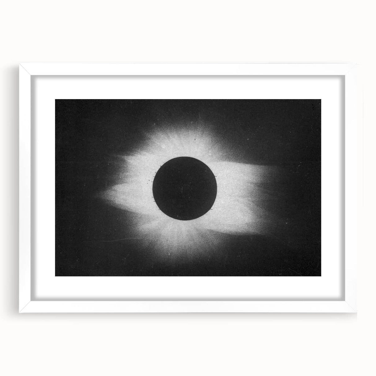 Abstract Grunge Canvas - Solar Eclipse Wall Art for Modern Decor