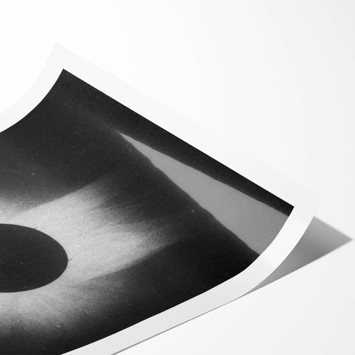 Abstract Grunge Canvas - Solar Eclipse Wall Art for Modern Decor