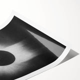 Abstract Grunge Canvas - Solar Eclipse Wall Art for Modern Decor