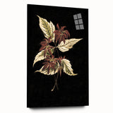 Botanical Grunge Art - Distressed Floral Canvas Print - Urban Decor