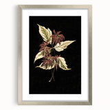 Botanical Grunge Art - Distressed Floral Canvas Print - Urban Decor