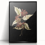 Botanical Grunge Art - Distressed Floral Canvas Print - Urban Decor