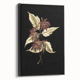 Botanical Grunge Art - Distressed Floral Canvas Print - Urban Decor