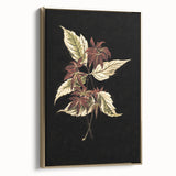 Botanical Grunge Art - Distressed Floral Canvas Print - Urban Decor