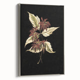 Botanical Grunge Art - Distressed Floral Canvas Print - Urban Decor