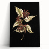 Botanical Grunge Art - Distressed Floral Canvas Print - Urban Decor