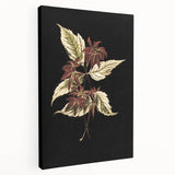 Botanical Grunge Art - Distressed Floral Canvas Print - Urban Decor