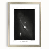 Grunge Astronomy Wall Art - Vintage Andromeda Nebula Canvas Print