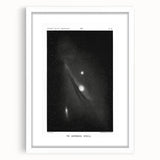 Grunge Astronomy Wall Art - Vintage Andromeda Nebula Canvas Print
