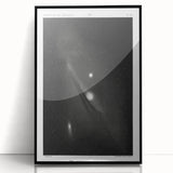 Grunge Astronomy Wall Art - Vintage Andromeda Nebula Canvas Print