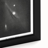 Grunge Astronomy Wall Art - Vintage Andromeda Nebula Canvas Print