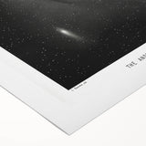 Grunge Astronomy Wall Art - Vintage Andromeda Nebula Canvas Print