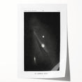 Grunge Astronomy Wall Art - Vintage Andromeda Nebula Canvas Print