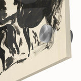 Grunge Wall Art - Abstract Horse Canvas Print for Edgy Decor