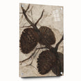 Abstract Grunge Painting - Pinecone Canvas for Rustic Modern Decor