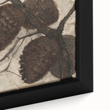 Abstract Grunge Painting - Pinecone Canvas for Rustic Modern Decor