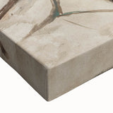 Abstract Grunge Painting - Pinecone Canvas for Rustic Modern Decor