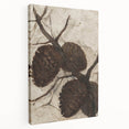 Abstract Grunge Painting - Pinecone Canvas for Rustic Modern Decor
