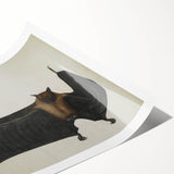 Urban Grunge Bat Illustration - Vintage Grunge Canvas Print Art