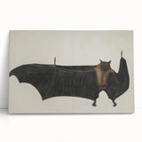 Urban Grunge Bat Illustration - Vintage Grunge Canvas Print Art