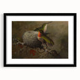 Vintage Grunge Hummingbirds - Urban Distressed Canvas Print Art