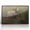 Vintage Grunge Hummingbirds - Urban Distressed Canvas Print Art