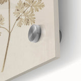 Grunge Wall Art | Vintage Grunge Leaf Canvas Print | Distressed Art