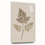 Grunge Wall Art | Vintage Grunge Leaf Canvas Print | Distressed Art