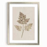 Grunge Wall Art | Vintage Grunge Leaf Canvas Print | Distressed Art