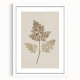 Grunge Wall Art | Vintage Grunge Leaf Canvas Print | Distressed Art