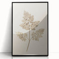 Grunge Wall Art | Vintage Grunge Leaf Canvas Print | Distressed Art