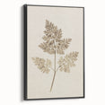 Grunge Wall Art | Vintage Grunge Leaf Canvas Print | Distressed Art