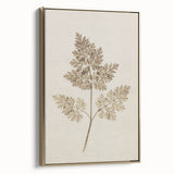 Grunge Wall Art | Vintage Grunge Leaf Canvas Print | Distressed Art