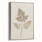 Grunge Wall Art | Vintage Grunge Leaf Canvas Print | Distressed Art