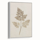 Grunge Wall Art | Vintage Grunge Leaf Canvas Print | Distressed Art