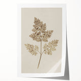 Grunge Wall Art | Vintage Grunge Leaf Canvas Print | Distressed Art