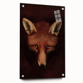 Grunge Aesthetic Fox Wall Art - Abstract Urban Grunge Art on Canvas