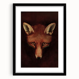 Grunge Aesthetic Fox Wall Art - Abstract Urban Grunge Art on Canvas