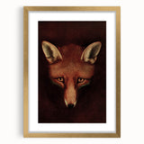 Grunge Aesthetic Fox Wall Art - Abstract Urban Grunge Art on Canvas