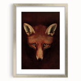 Grunge Aesthetic Fox Wall Art - Abstract Urban Grunge Art on Canvas