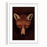Grunge Aesthetic Fox Wall Art - Abstract Urban Grunge Art on Canvas