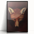 Grunge Aesthetic Fox Wall Art - Abstract Urban Grunge Art on Canvas