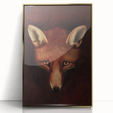Grunge Aesthetic Fox Wall Art - Abstract Urban Grunge Art on Canvas