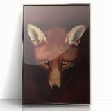 Grunge Aesthetic Fox Wall Art - Abstract Urban Grunge Art on Canvas