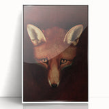 Grunge Aesthetic Fox Wall Art - Abstract Urban Grunge Art on Canvas