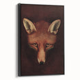 Grunge Aesthetic Fox Wall Art - Abstract Urban Grunge Art on Canvas