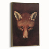 Grunge Aesthetic Fox Wall Art - Abstract Urban Grunge Art on Canvas
