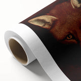 Grunge Aesthetic Fox Wall Art - Abstract Urban Grunge Art on Canvas