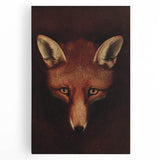 Grunge Aesthetic Fox Wall Art - Abstract Urban Grunge Art on Canvas