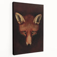 Grunge Aesthetic Fox Wall Art - Abstract Urban Grunge Art on Canvas